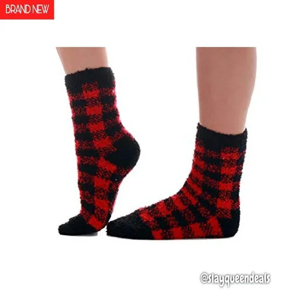 Ultra-Soft Microfleece Pajama Set with Socks, S-3X, 100% Polyester